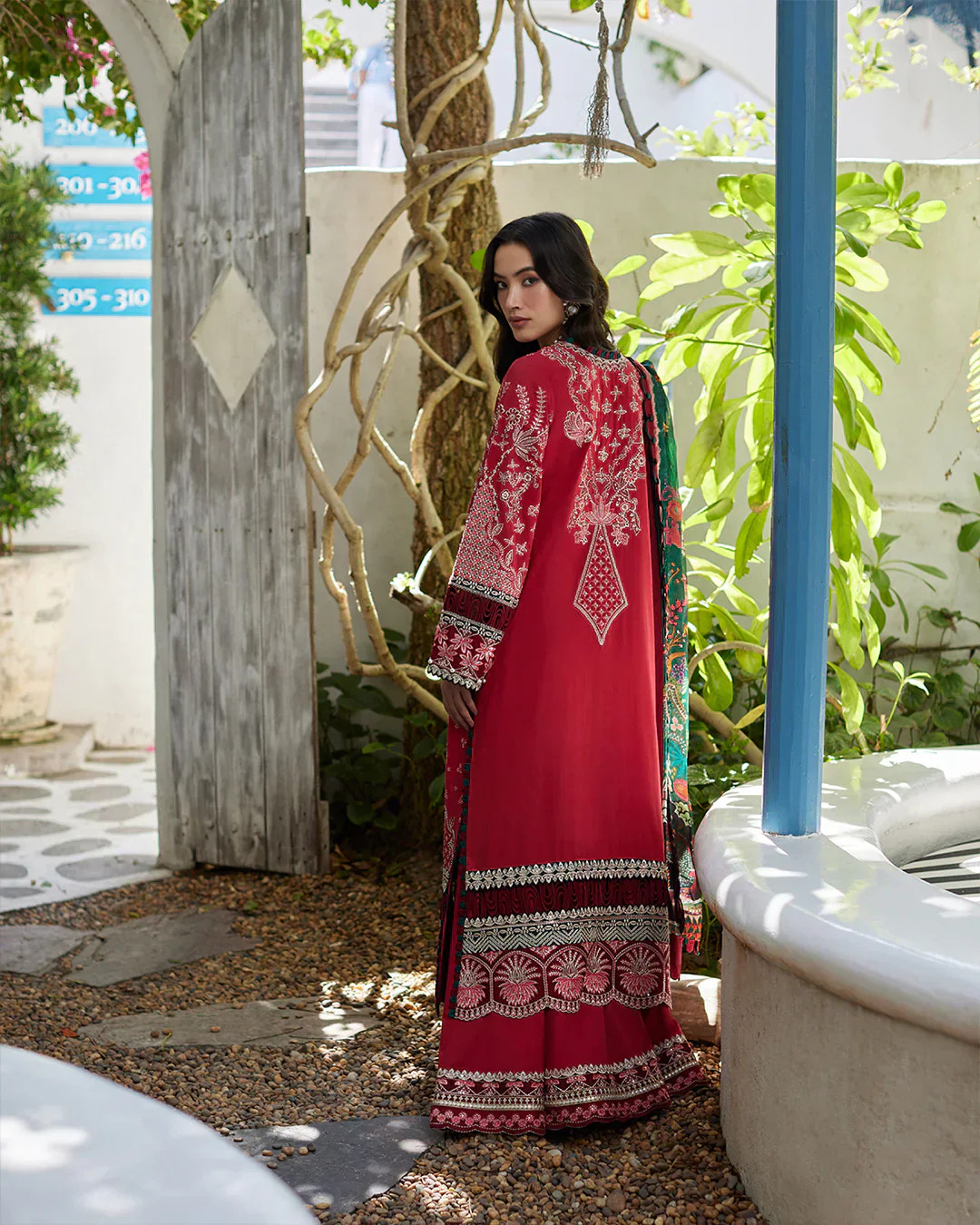 Faiza Saqlain | Liliana Luxury Lawn 24 | Sivana -  Faiza Saqlain Luxury - Original Designer Dress - House of Maryam