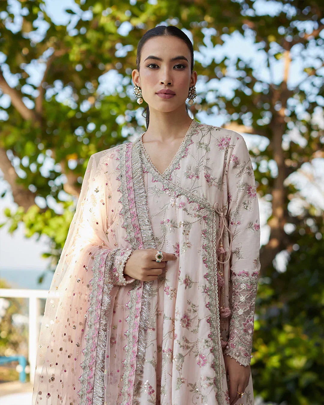 Faiza Saqlain | Liliana Luxury Lawn 24 | Karine by Designer Faiza Saqlain - House of Maryam - Pakistani Designer Ethnic Wear in {{ shop.shopifyCountryName }}