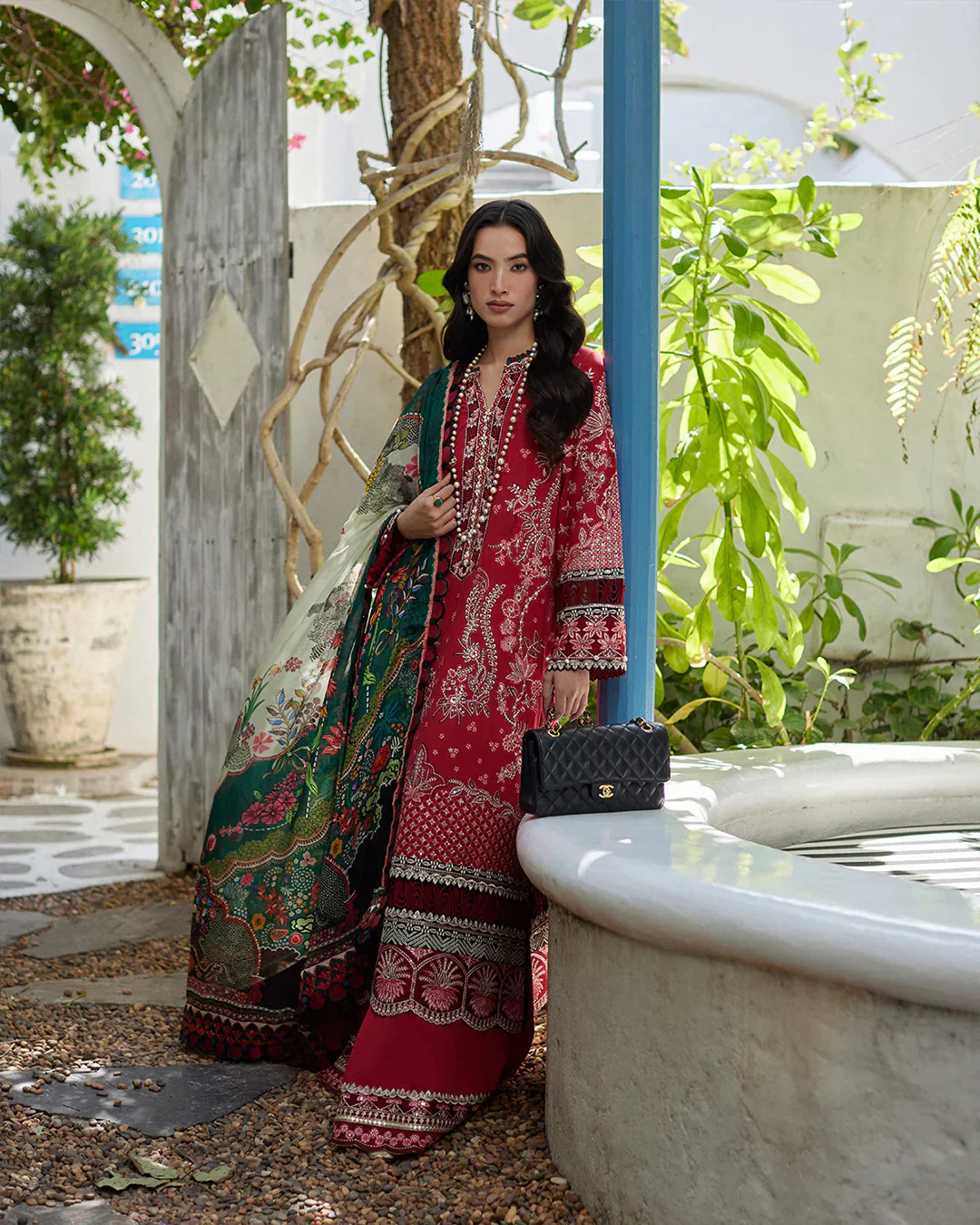 Faiza Saqlain | Liliana Luxury Lawn 24 | Sivana -  Faiza Saqlain Luxury - Original Designer Dress - House of Maryam