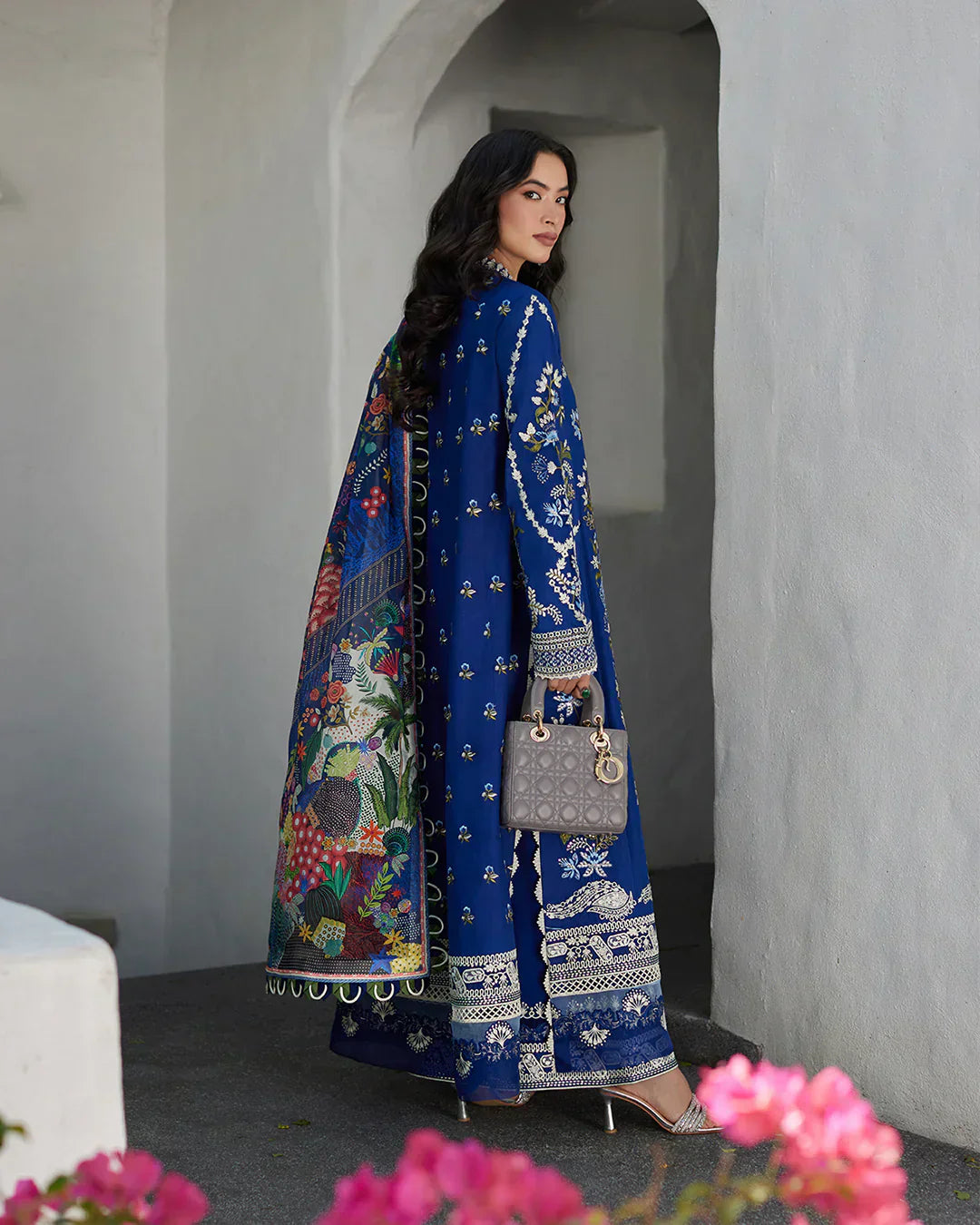 Faiza Saqlain | Liliana Luxury Lawn 24 | Veira -  Faiza Saqlain Luxury - Original Designer Dress - House of Maryam