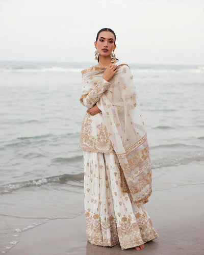 Faiza Saqlain | Liliana Luxury Lawn 24 | Mirhana -  Faiza Saqlain Luxury - Original Designer Dress - House of Maryam