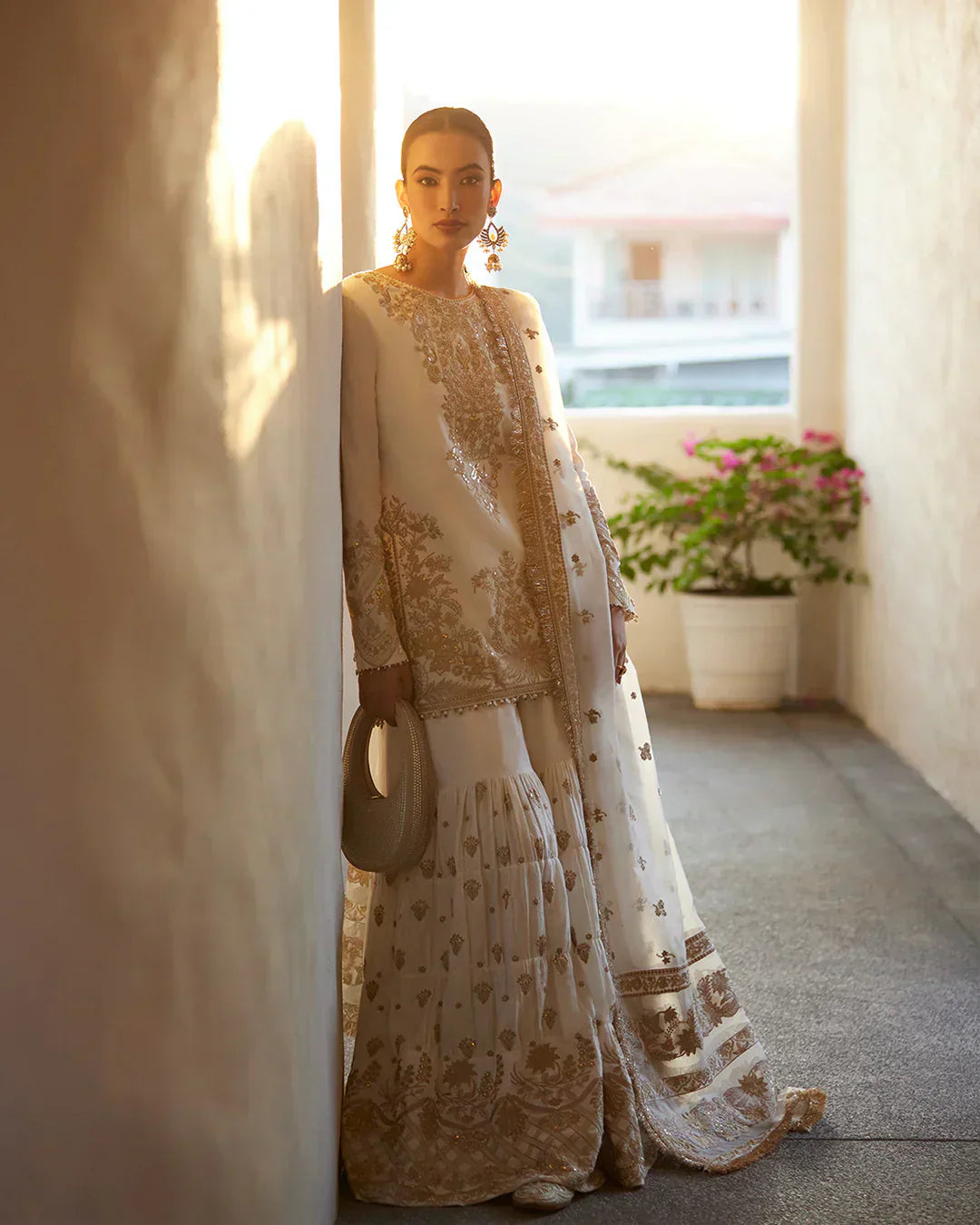 Faiza Saqlain | Liliana Luxury Lawn 24 | Mirhana -  Faiza Saqlain Luxury - Original Designer Dress - House of Maryam