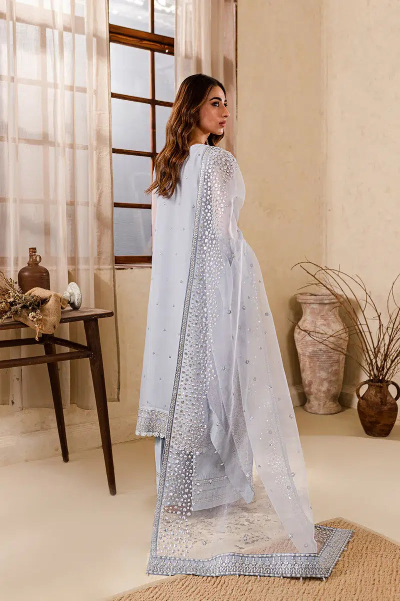 Farasha | Ritzier Festive Formals | Cosmic Sky by Designer Farasha - House of Maryam - Pakistani Designer Ethnic Wear in {{ shop.shopifyCountryName }}