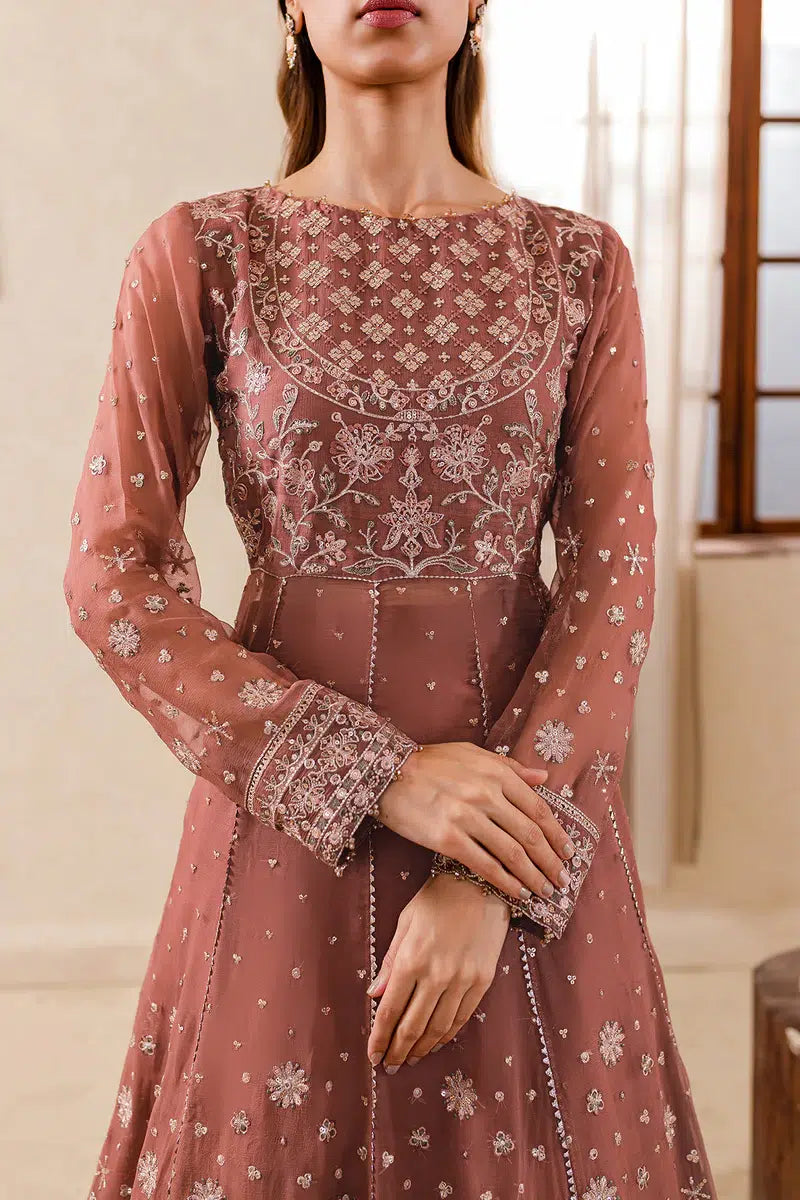 Farasha | Ritzier Festive Formals | Tan Gleam by Designer Farasha - House of Maryam - Pakistani Designer Ethnic Wear in {{ shop.shopifyCountryName }}