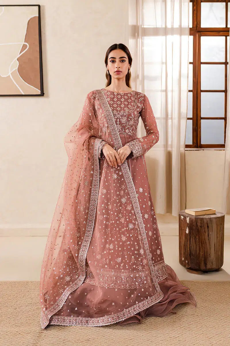 Farasha | Ritzier Festive Formals | Tan Gleam by Designer Farasha - House of Maryam - Pakistani Designer Ethnic Wear in {{ shop.shopifyCountryName }}