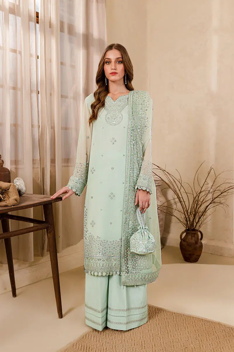 Farasha | Ritzier Festive Formals | Mellow Bliss by Designer Farasha - House of Maryam - Pakistani Designer Ethnic Wear in {{ shop.shopifyCountryName }}