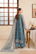 Farasha | Ritizer Festive Formals | Aqua Flora by Designer Farasha - House of Maryam - Pakistani Designer Ethnic Wear in {{ shop.shopifyCountryName }}