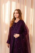 Farasha | Ritizer Festive Formals | Purple Dazzle by Designer Farasha - House of Maryam - Pakistani Designer Ethnic Wear in {{ shop.shopifyCountryName }}