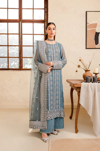 Farasha | Ritizer Festive Formals | Aqua Flora -  Farasha Formal - Original Designer Dress - House of Maryam