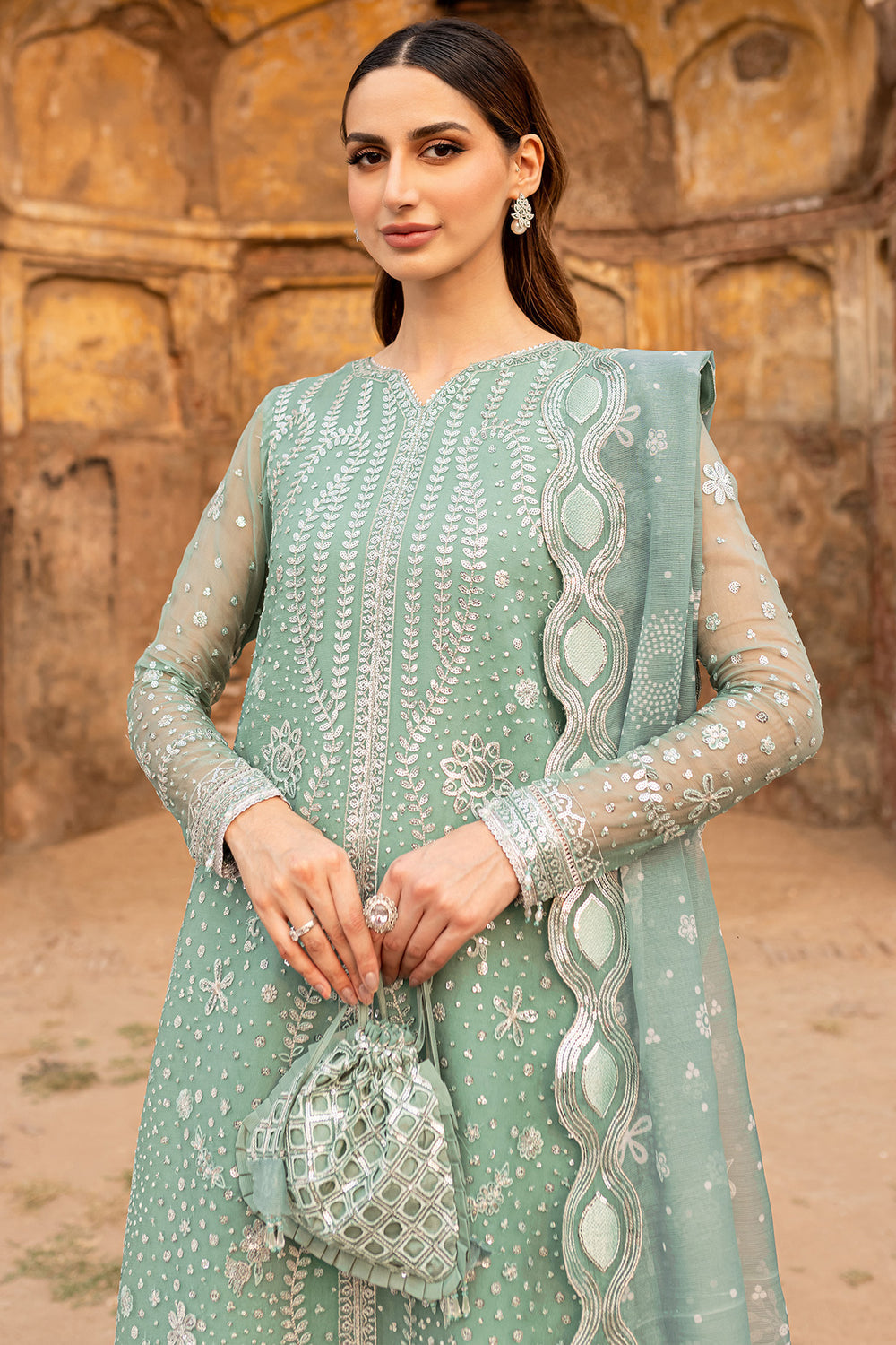 Farasha | Ritzier Wedding Formals | Ocean Light -  Farasha Ladies Clothes - Original Designer Dress - House of Maryam