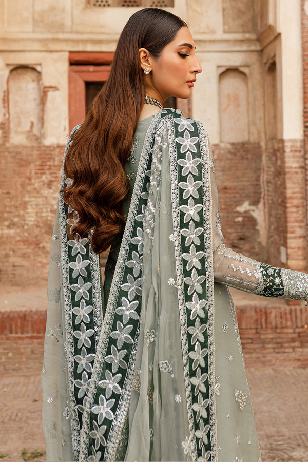 Farasha | Ritzier Wedding Formals |  Grey Veil -  Farasha Ladies Clothes - Original Designer Dress - House of Maryam