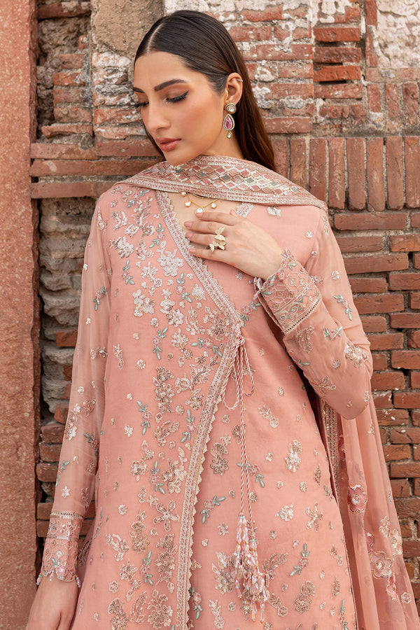 Farasha | Ritzier Wedding Formals |  Peach Bell -  Farasha Ladies Clothes - Original Designer Dress - House of Maryam