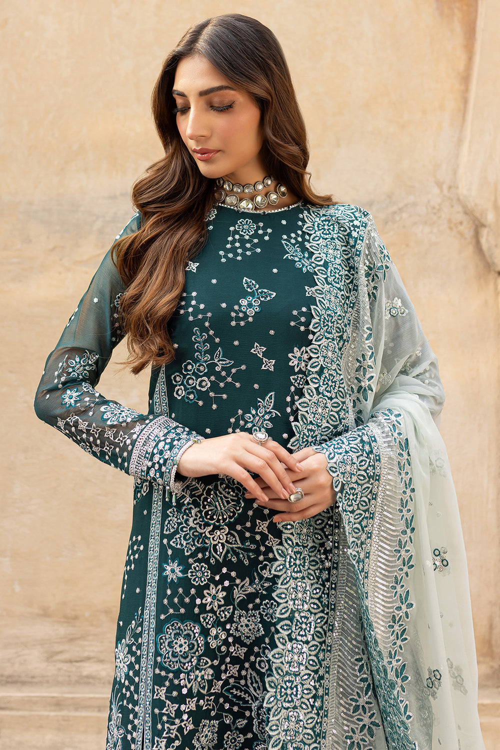 Farasha | Ritzier Wedding Formals |  Teal Dreams -  Farasha Ladies Clothes - Original Designer Dress - House of Maryam
