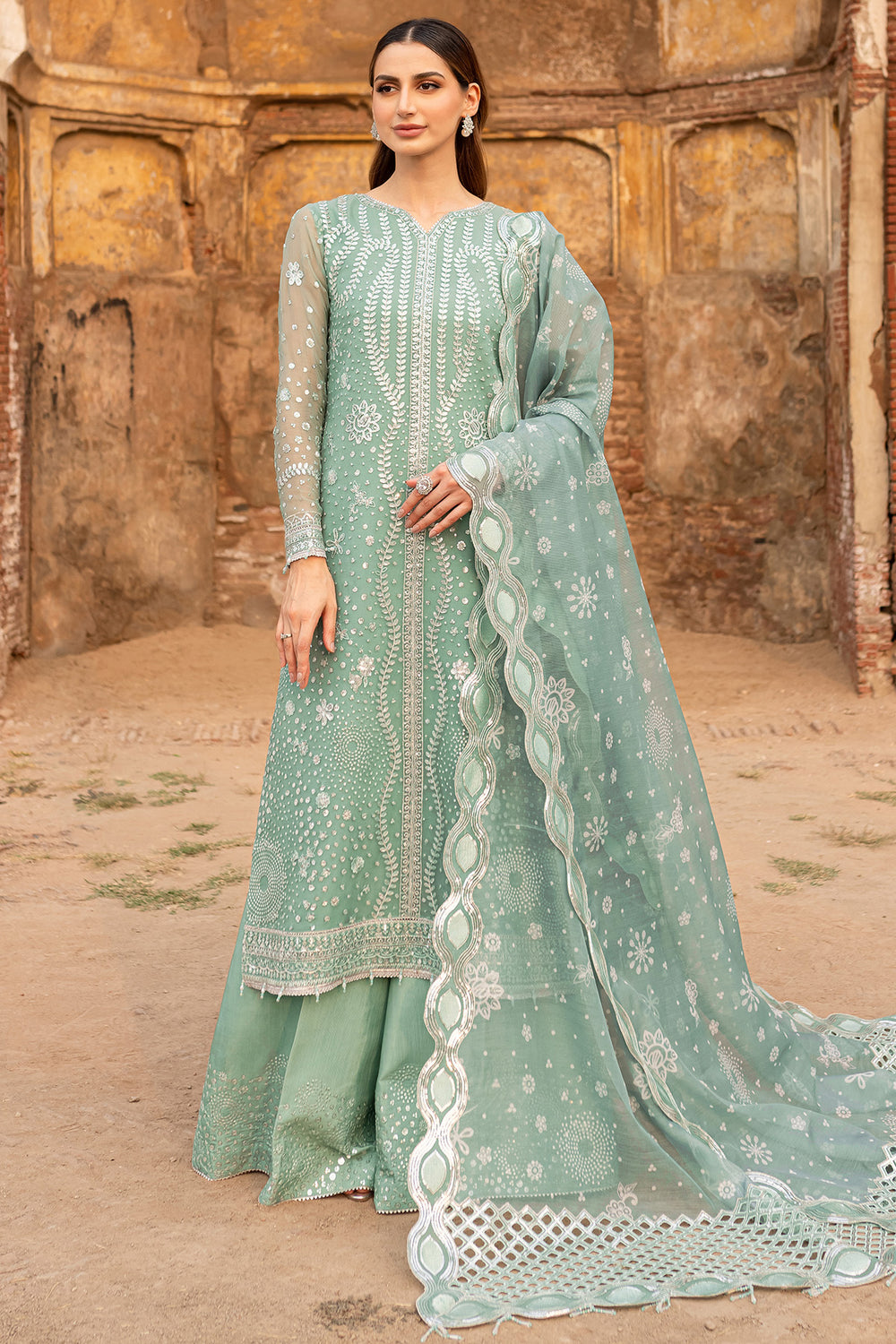 Farasha | Ritzier Wedding Formals | Ocean Light -  Farasha Ladies Clothes - Original Designer Dress - House of Maryam