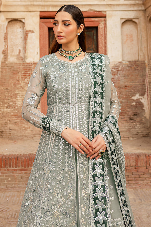 Farasha | Ritzier Wedding Formals |  Grey Veil -  Farasha Ladies Clothes - Original Designer Dress - House of Maryam