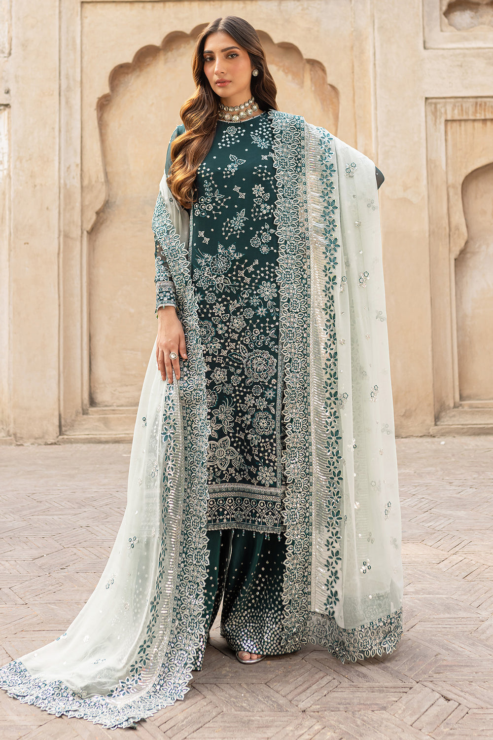 Farasha | Ritzier Wedding Formals |  Teal Dreams -  Farasha Ladies Clothes - Original Designer Dress - House of Maryam