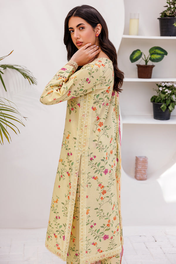 Farasha | Printed Essentials | PASTEL GLEAM by Designer Farasha - House of Maryam - Pakistani Designer Ethnic Wear in {{ shop.shopifyCountryName }}