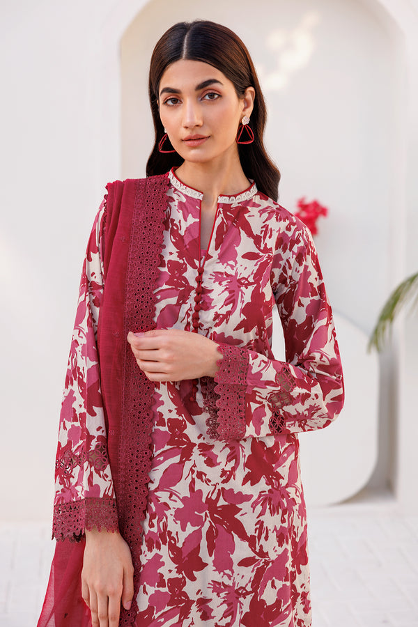 Farasha | Printed Essentials | JASMINE ROSE by Designer Farasha - House of Maryam - Pakistani Designer Ethnic Wear in {{ shop.shopifyCountryName }}