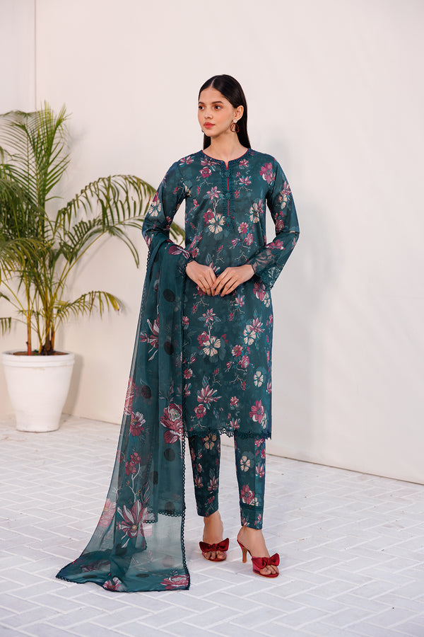 Farasha | Printed Essentials | FLORAL HAZE by Designer Farasha - House of Maryam - Pakistani Designer Ethnic Wear in {{ shop.shopifyCountryName }}