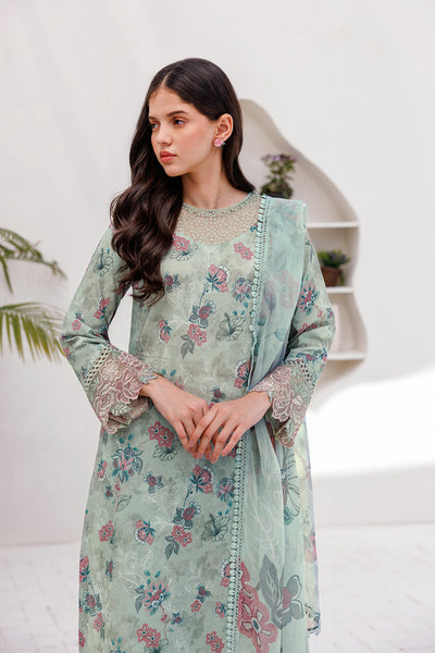 Farasha | Printed Essentials | MINT BREEZE -  Farasha Luxury - Original Designer Dress - House of Maryam
