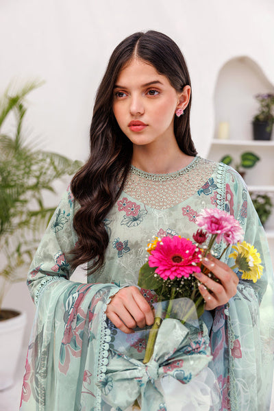 Farasha | Printed Essentials | MINT BREEZE -  Farasha Luxury - Original Designer Dress - House of Maryam