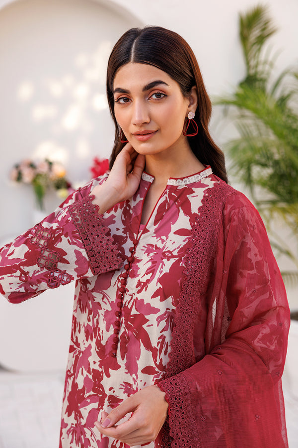 Farasha | Printed Essentials | JASMINE ROSE by Designer Farasha - House of Maryam - Pakistani Designer Ethnic Wear in {{ shop.shopifyCountryName }}