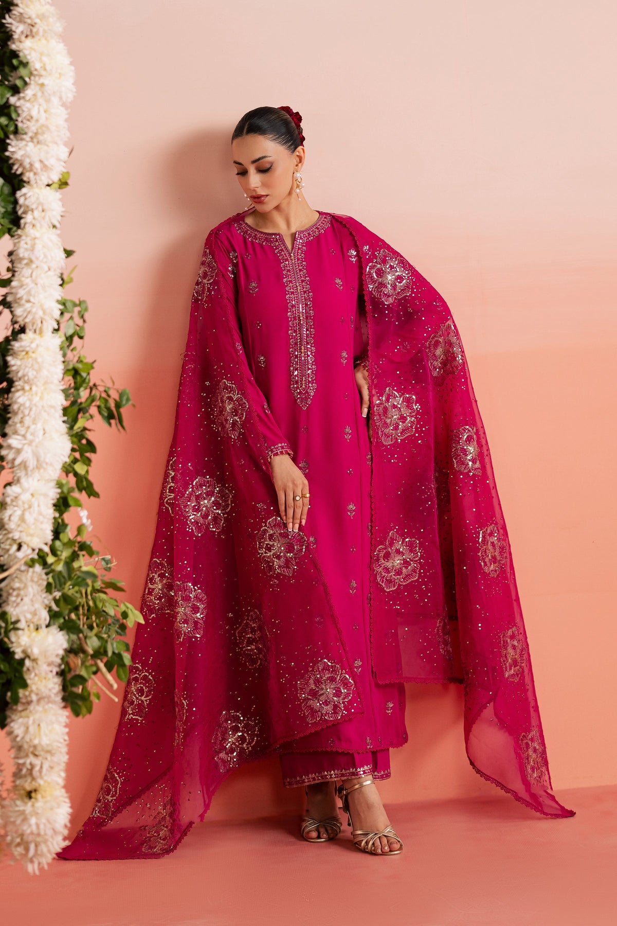 Batik | Gulmohar Festive Eid Edit 26' | Fera 3Pc, image 4