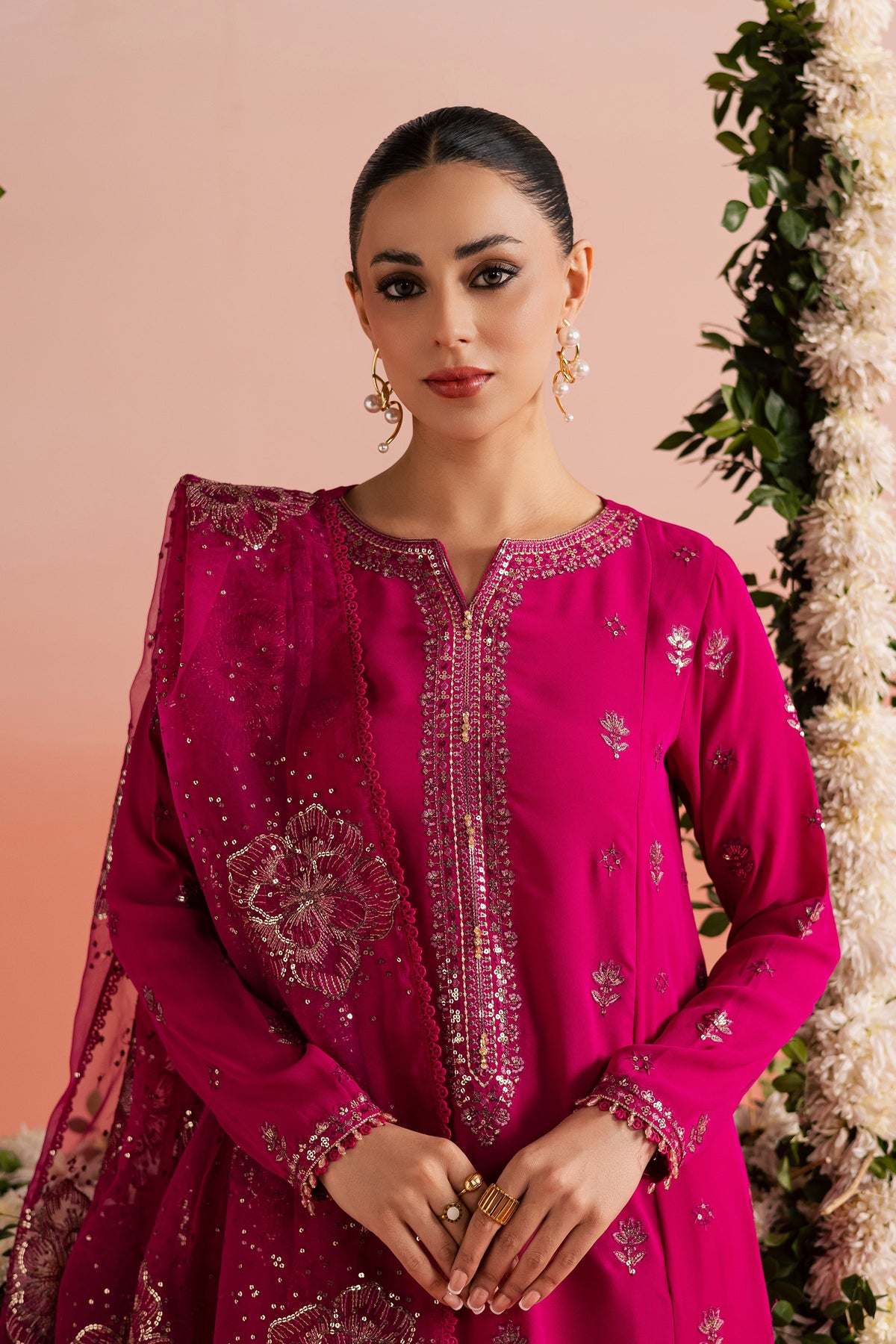 Batik | Gulmohar Festive Eid Edit 26' | Fera 3Pc, image 8