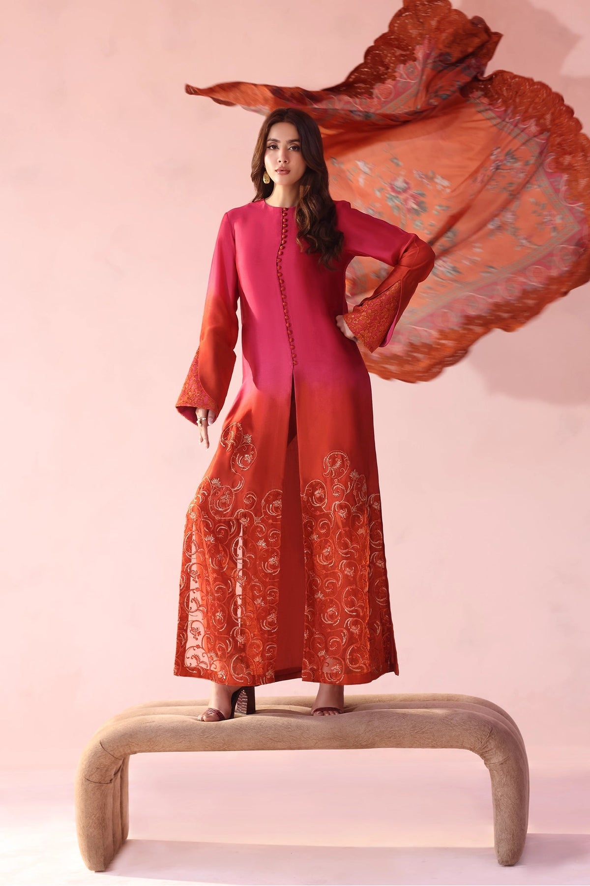 Musferah Saad | Eterna Formals | Fiery Bloom-5