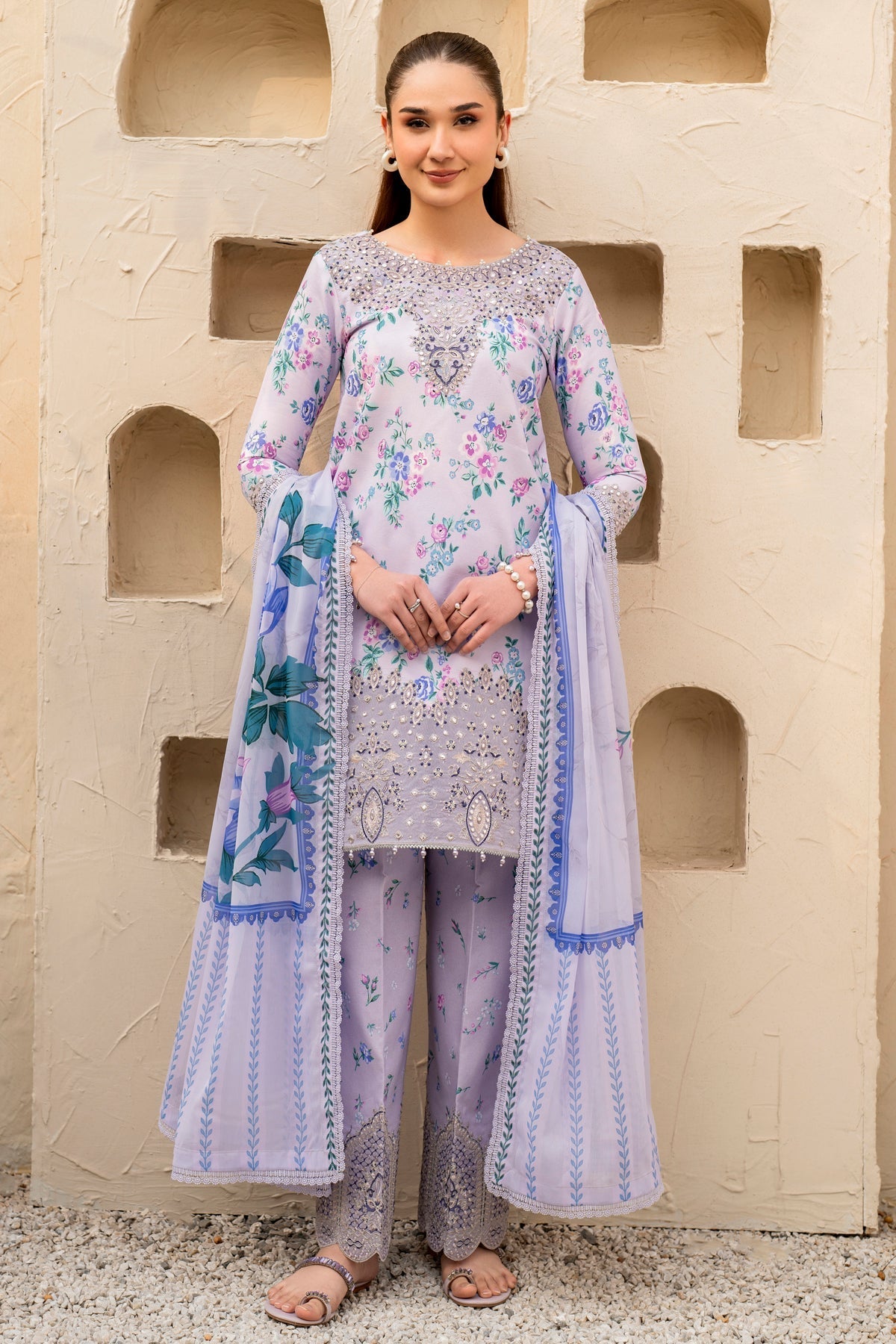 Alizeh | Levana Lawn | Flake -  Alizeh Ladies Clothes - Original Designer Dress - House of Maryam