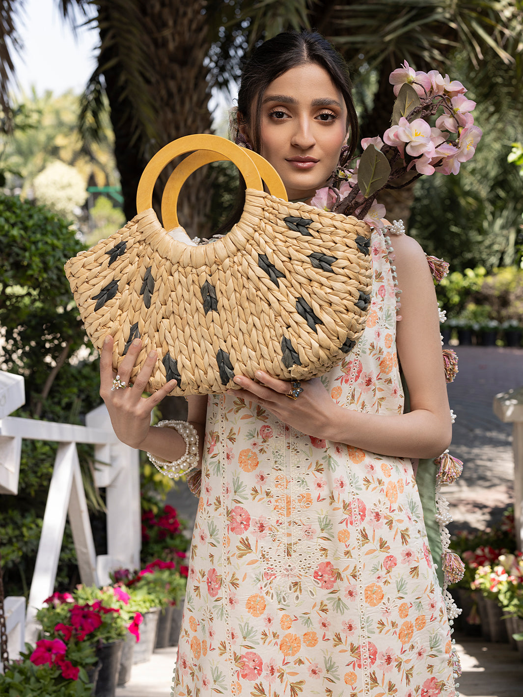 Izel | Oh Spring Lawn 25 | FLORA (A) -  Izel Ladies Clothes - Original Designer Dress - House of Maryam