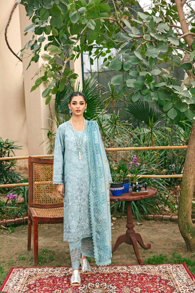 Florent | Luxury Lawn 24 | FFL-8B -  Florent Luxury - Original Designer Dress - House of Maryam