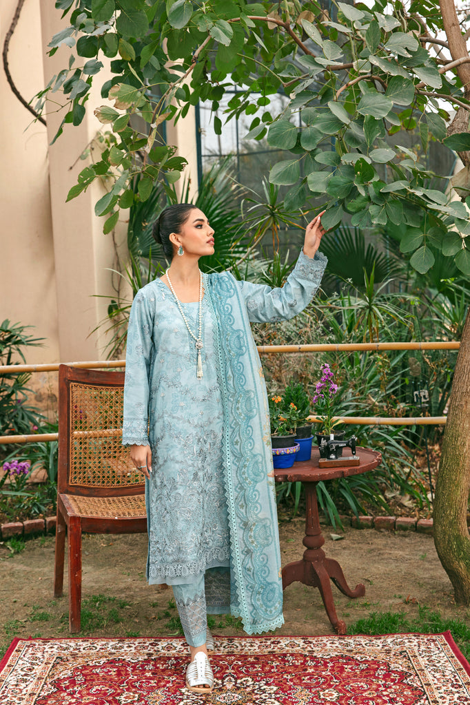 Florent | Luxury Lawn 24 | FFL-8B by Designer Florent - House of Maryam - Pakistani Designer Ethnic Wear in {{ shop.shopifyCountryName }}