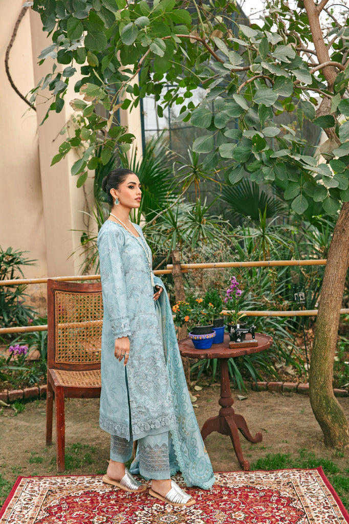 Florent | Luxury Lawn 24 | FFL-8B by Designer Florent - House of Maryam - Pakistani Designer Ethnic Wear in {{ shop.shopifyCountryName }}