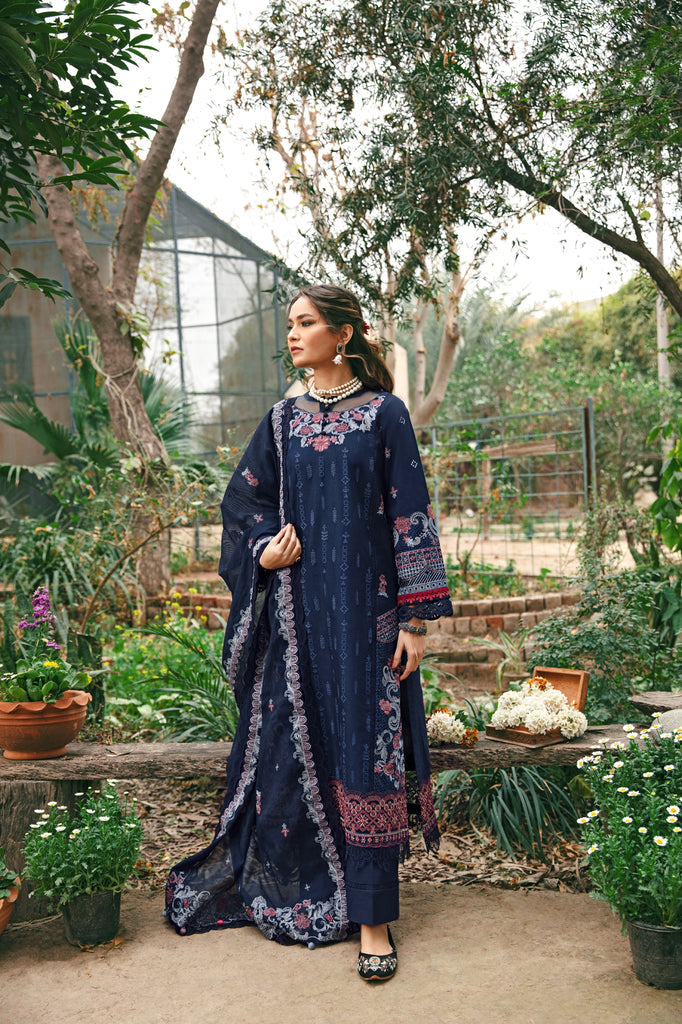 Florent | Luxury Lawn 24 | 3A -  Florent Luxury - Original Designer Dress - House of Maryam
