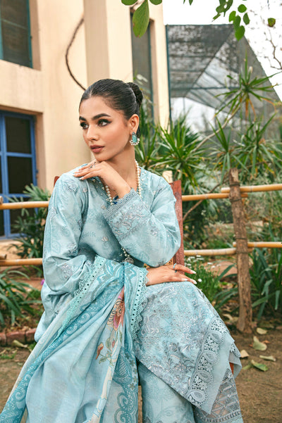 Florent | Luxury Lawn 24 | FFL-8B -  Florent Luxury - Original Designer Dress - House of Maryam