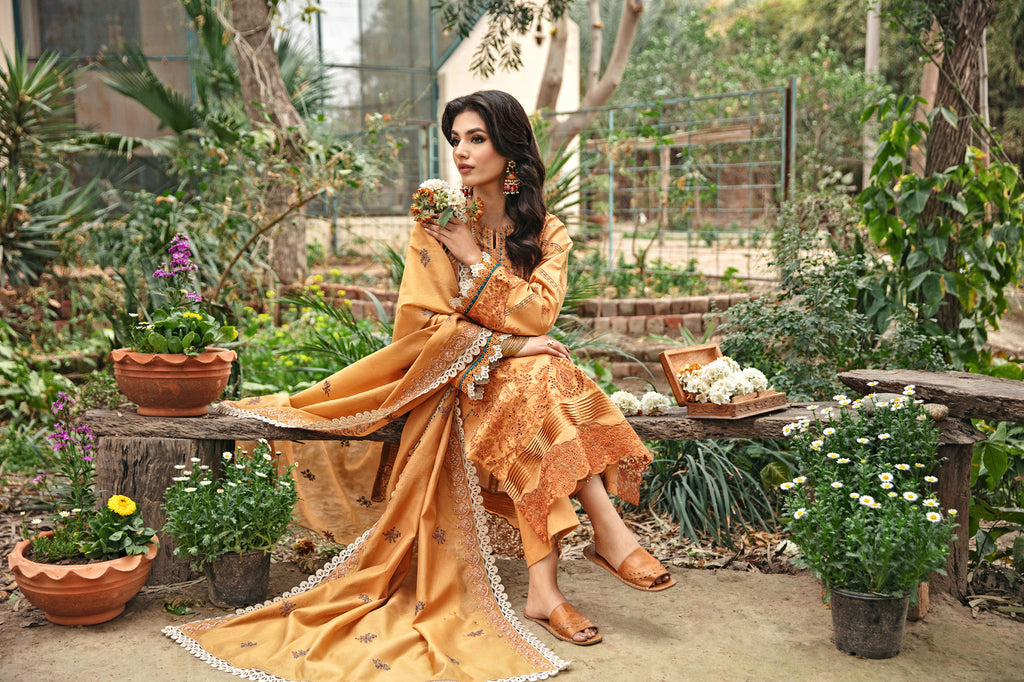 Florent | Luxury Lawn 24 | FFL-4A -  Florent Luxury - Original Designer Dress - House of Maryam