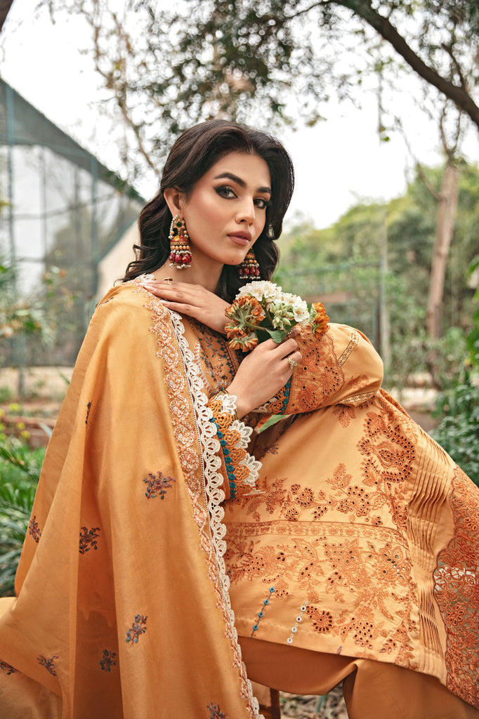 Florent | Luxury Lawn 24 | FFL-4A by Designer Florent - House of Maryam - Pakistani Designer Ethnic Wear in {{ shop.shopifyCountryName }}