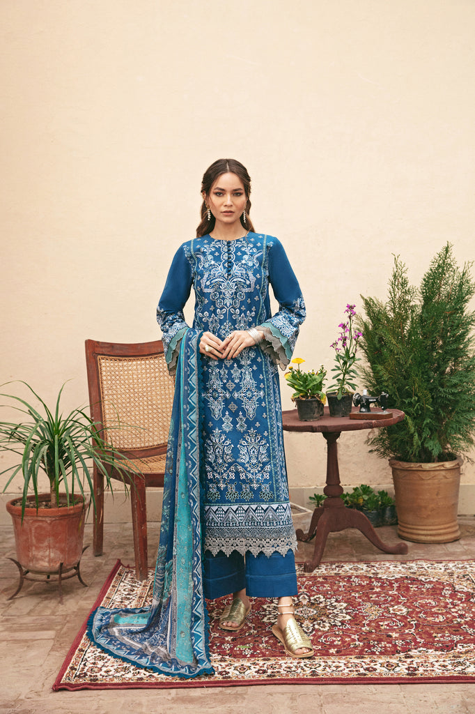 Florent | Luxury Lawn 24 | FFL-5A by Designer Florent - House of Maryam - Pakistani Designer Ethnic Wear in {{ shop.shopifyCountryName }}