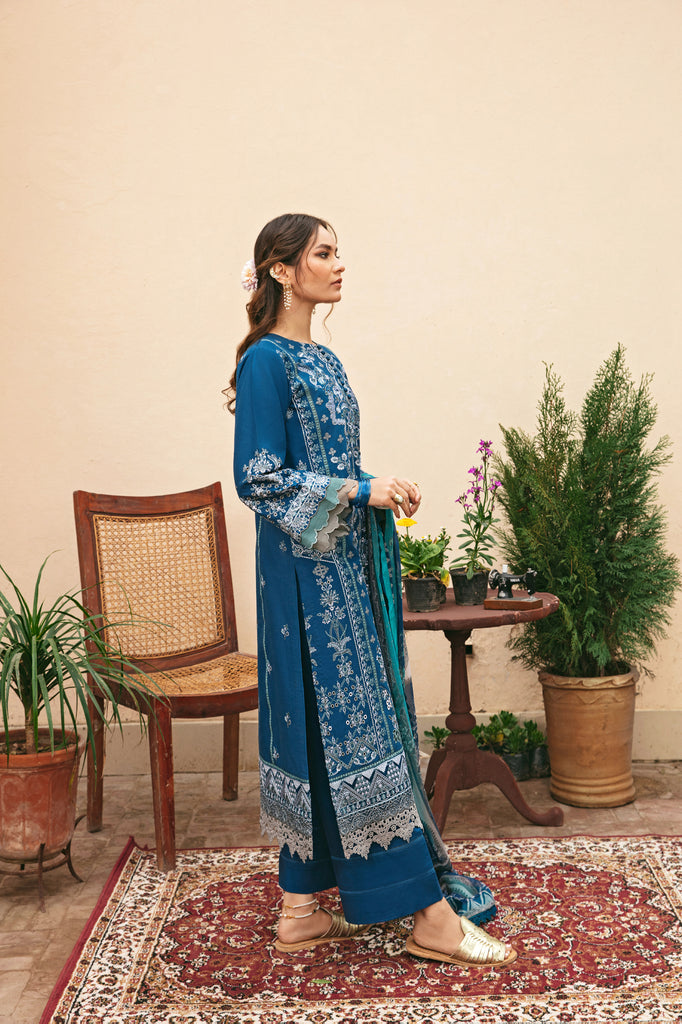 Florent | Luxury Lawn 24 | FFL-5A by Designer Florent - House of Maryam - Pakistani Designer Ethnic Wear in {{ shop.shopifyCountryName }}