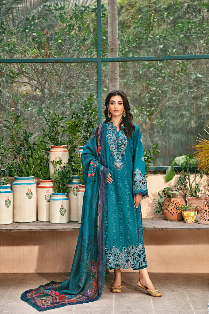 Florent | Luxury Lawn 24 | FFL-2B -  Florent Luxury - Original Designer Dress - House of Maryam
