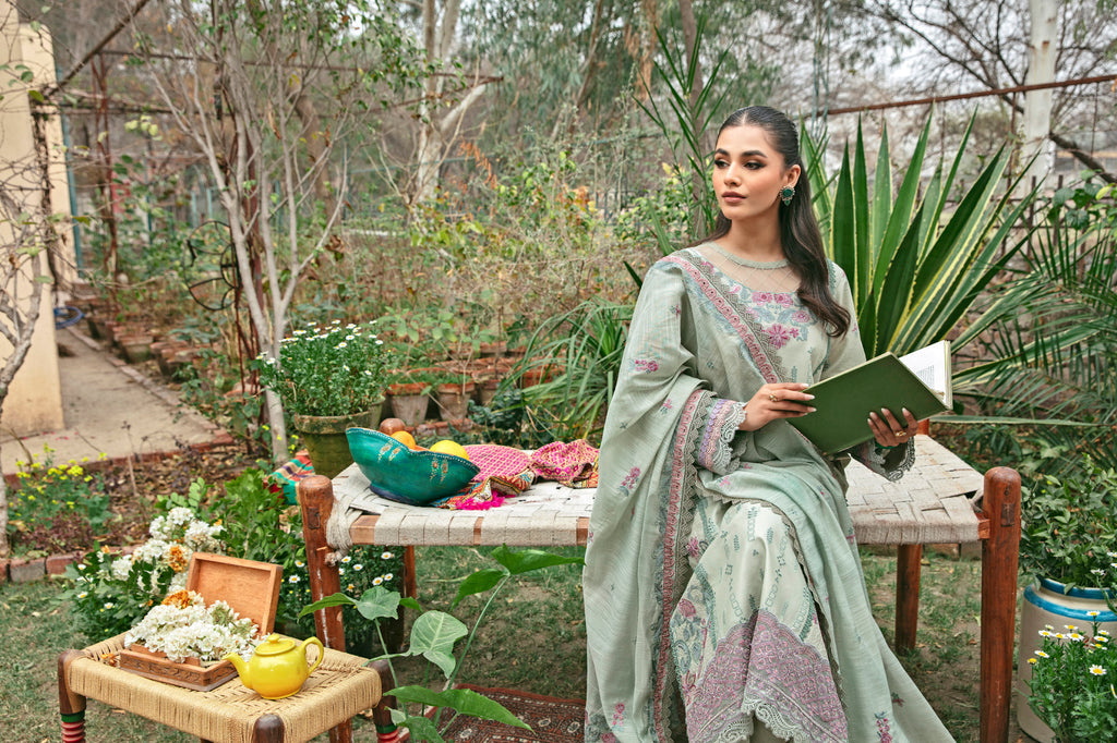 Florent | Luxury Lawn 24 | FFL-3B -  Florent Luxury - Original Designer Dress - House of Maryam