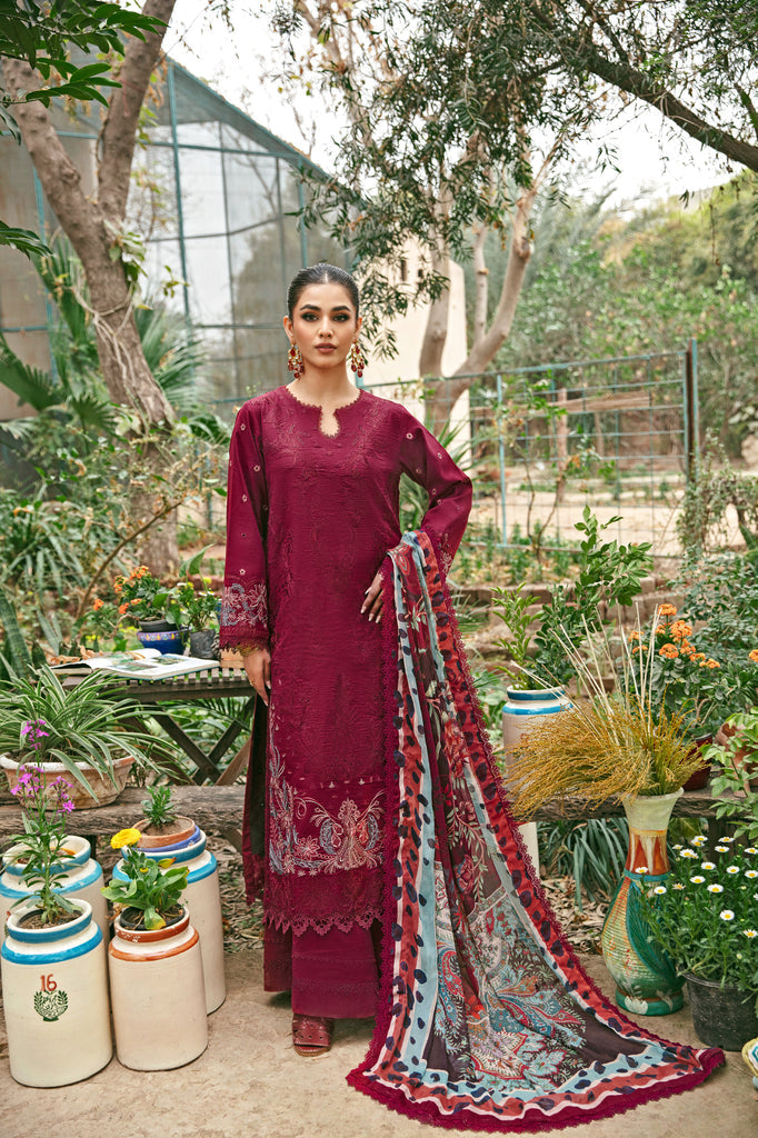 Florent | Luxury Lawn 24 | FFL-1B by Designer Florent - House of Maryam - Pakistani Designer Ethnic Wear in {{ shop.shopifyCountryName }}