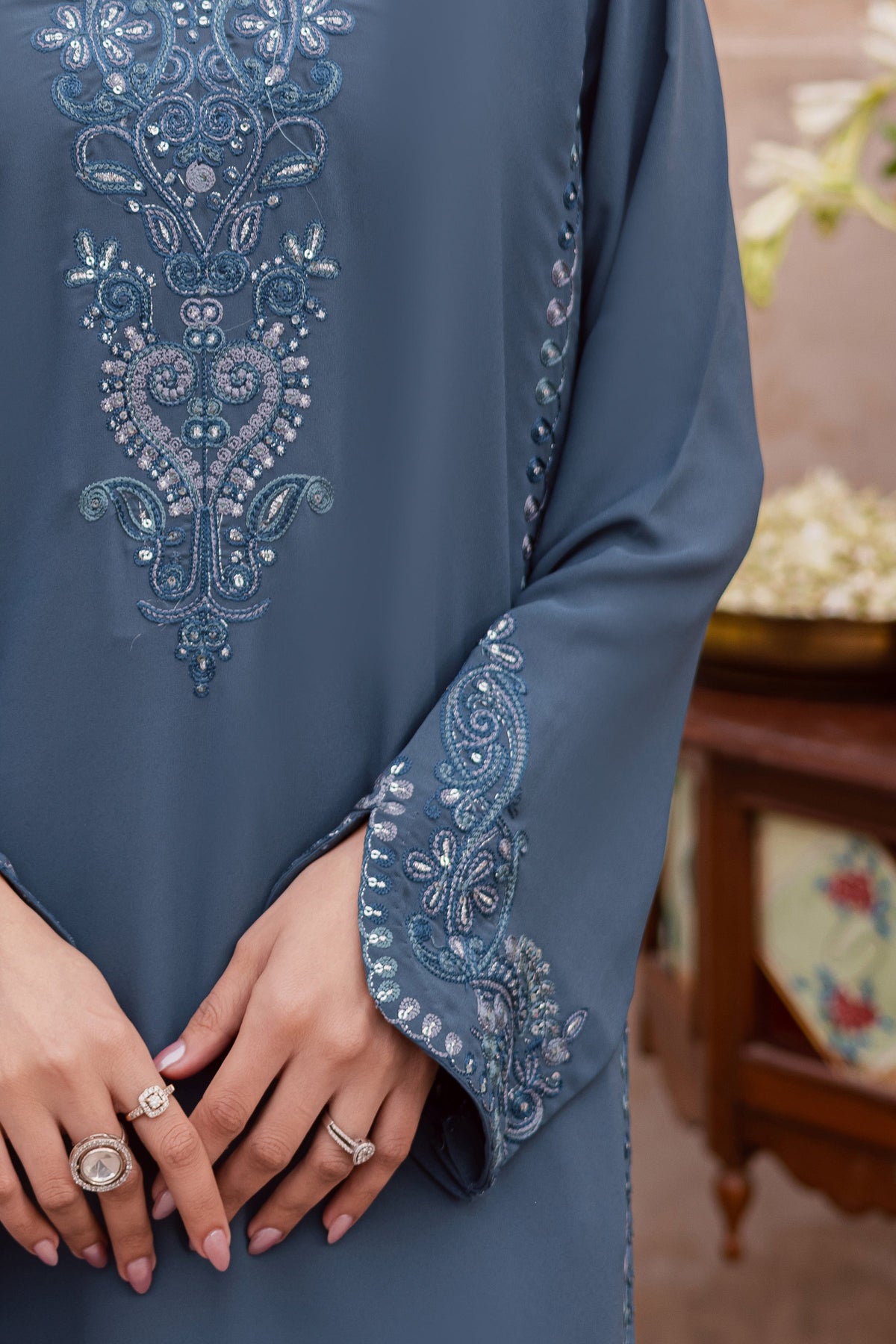 Batik | Gulmohar Festive Eid Edit 26' | Florina 3Pc, image 8