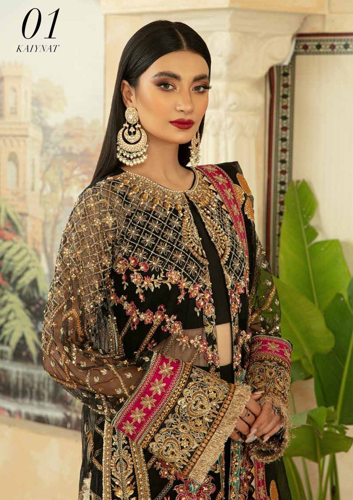 Maryam Hussain | Marwa Festive Collection | KAIYNAT -  Maryam Hussian Formal - Original Designer Dress - House of Maryam