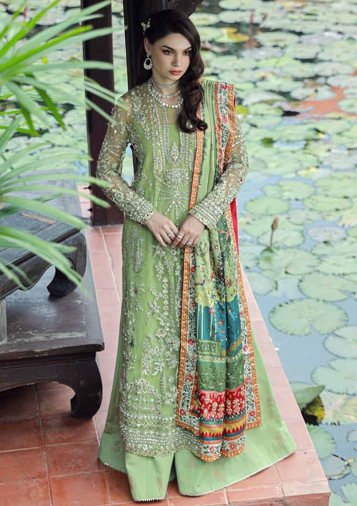 Ezra | Wedding Collection | EW24#04 - Gardenia by Designer Ezra - House of Maryam - Pakistani Designer Ethnic Wear in {{ shop.shopifyCountryName }}