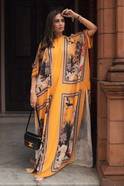 Erum Khan I Kaftan Edit I Halo Haze -  Erum Khan Ladies Clothes - Original Designer Dress - House of Maryam