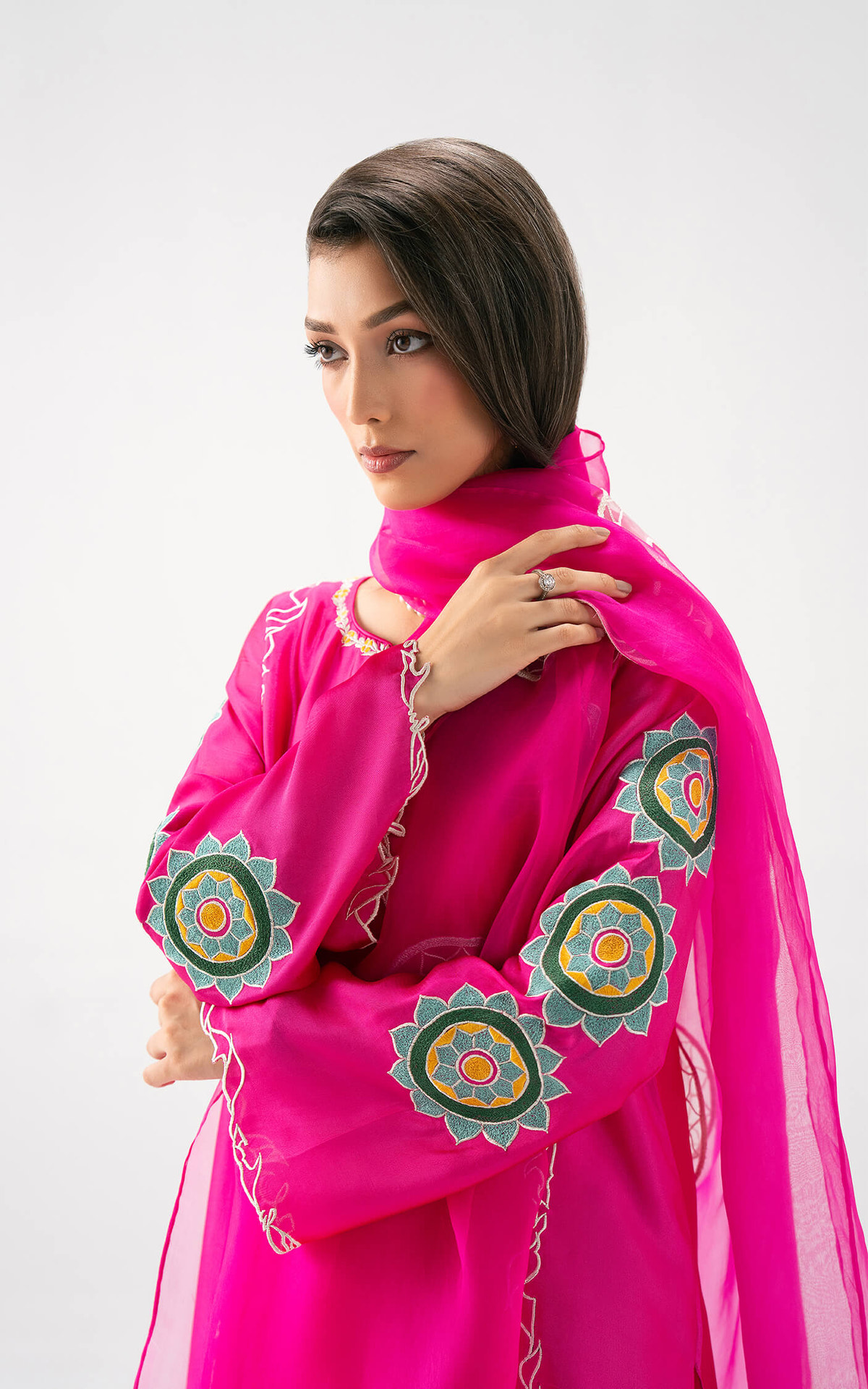 Asifa and Nabeel | Celevara Luxe | Fuchsia Flame, image 5