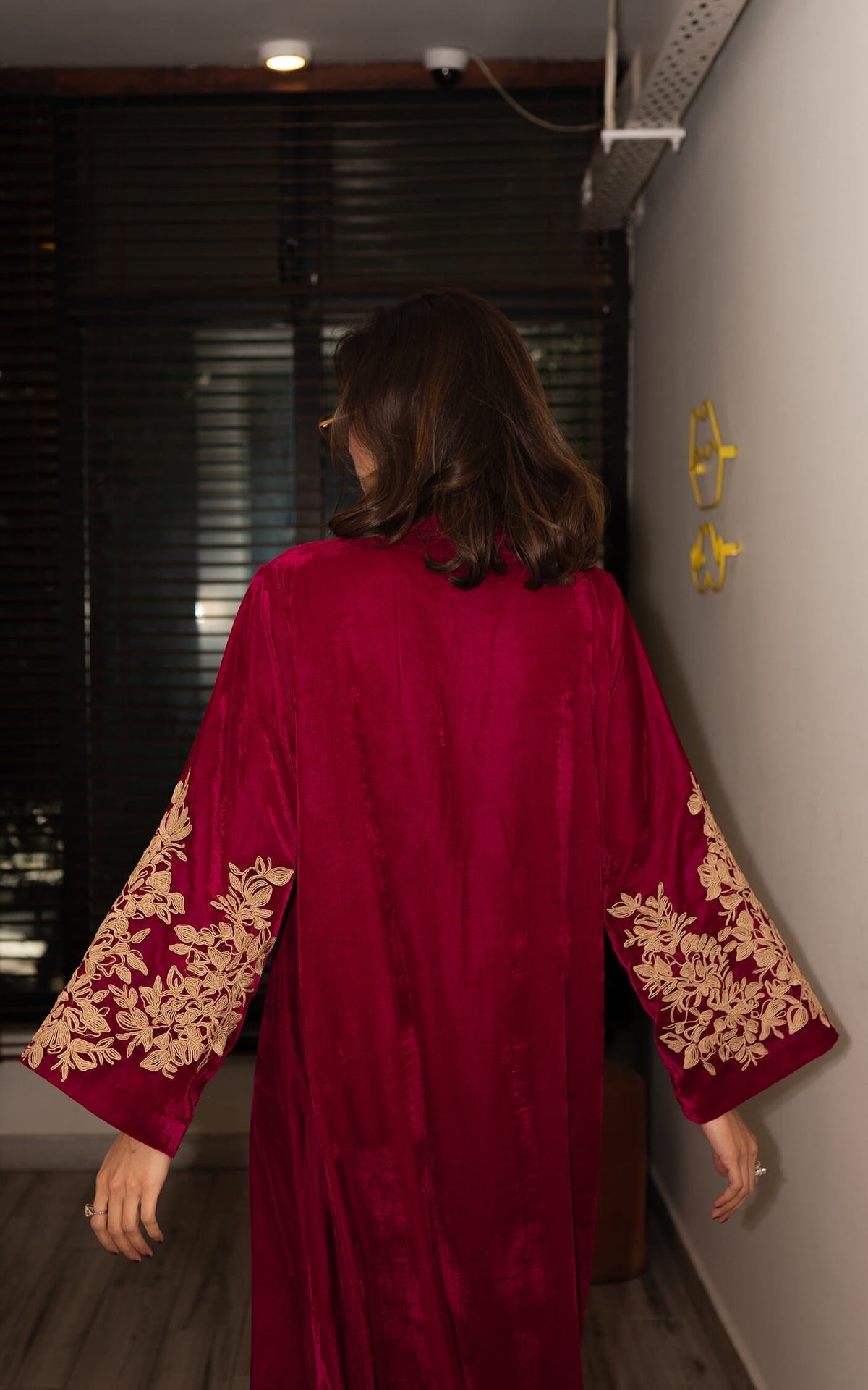 Asifa and Nabeel | Zephyr Formals | Fuchsia Royalty Kaftan, image 2