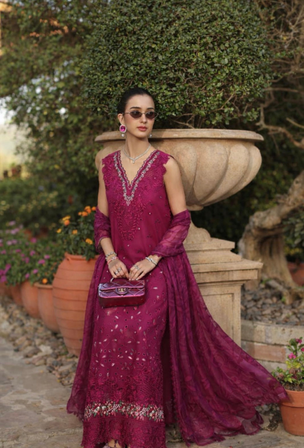 Saadia Asad | Luxury Eid Schiffli Laserkari 26 | D6 - A - Zelina, image 6